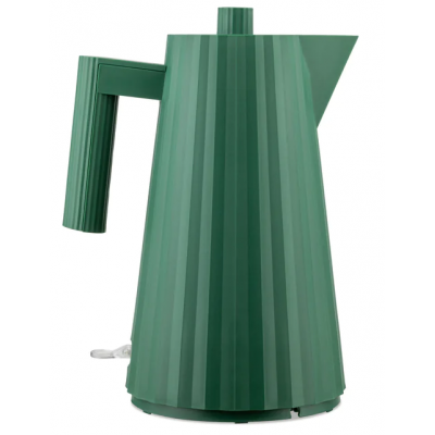 Plissé Electric kettle in  thermoplastic resin, green. Suisse plug. 2400W  Alessi