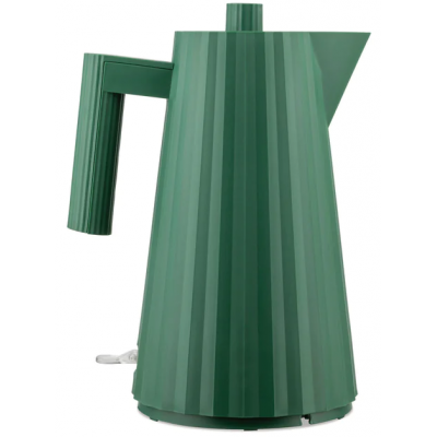 Plissé Electric kettle in  thermoplastic resin, green. English plug. 2400W  Alessi