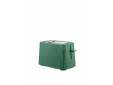 Plissé Toaster in thermoplastic resin, green. Suisse plug. 850W