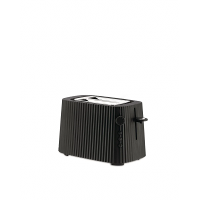 Plissé Toaster in thermoplastic resin, black. Suisse plug. 850W  Alessi