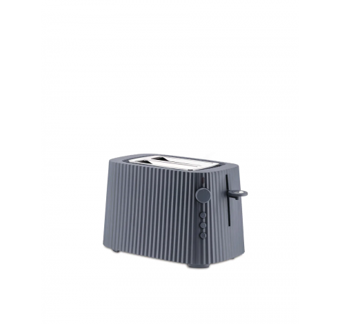 Plissé Toaster in thermoplastic resin, grey. Australian plug. 850W  Alessi