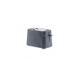 Plissé Toaster in thermoplastic resin, grey. Suisse plug. 850W
