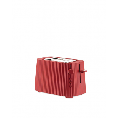 Plissé Toaster in thermoplastic resin, red. US plug. 850W  Alessi