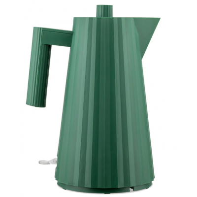 Plissé Electric kettle in  thermoplastic resin, green. European plug. 2400W  Alessi