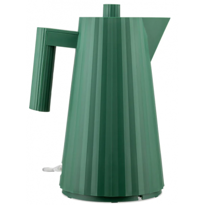 Plissé Electric kettle in  thermoplastic resin, green. Suisse plug. 2400W  Alessi