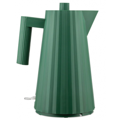 Plissé Electric kettle in  thermoplastic resin, green. English plug. 2400W  Alessi