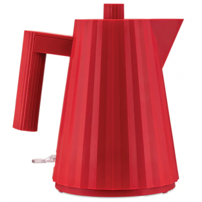 Plissé Electric kettle in  thermoplastic resin, red. US plug.  Alessi