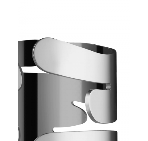 Barkring Set of two napkin rings in 18/10 stainless steel.  Alessi