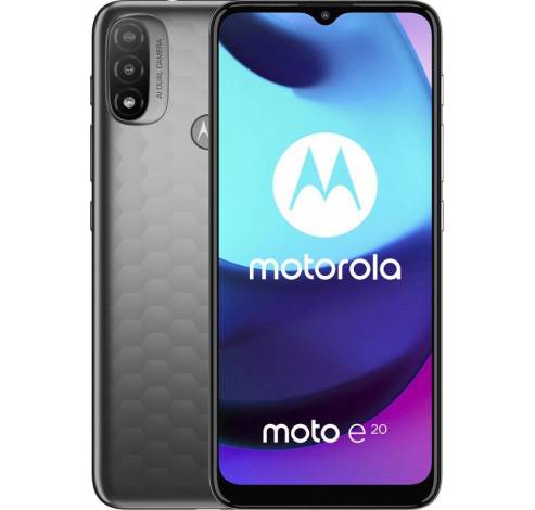 Moto E20 Graphite Grey  Motorola