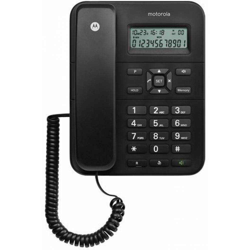 Motorola Telefoon CT202 Vaste Telefoon Met Display (Zwart)