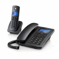 Motorola C4201 Combo Vaste Telefoon + DECT (Zwart) 