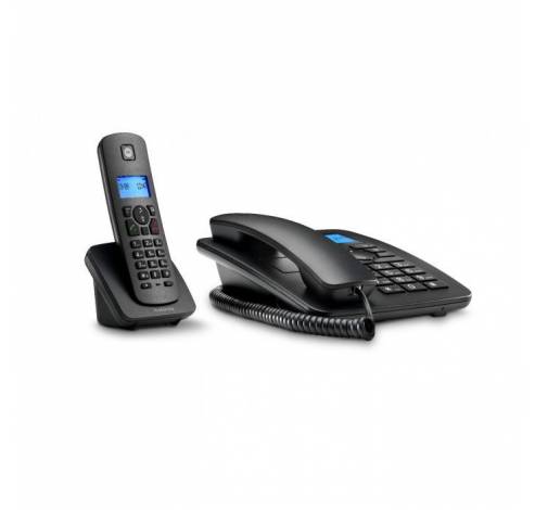 C4201 Combo Vaste Telefoon + DECT (Zwart)  Motorola