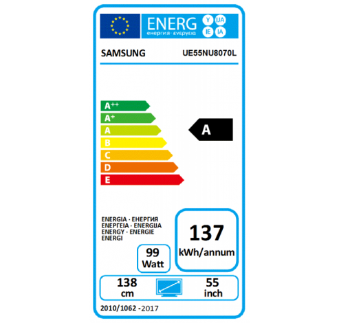 UE55NU8070  Samsung