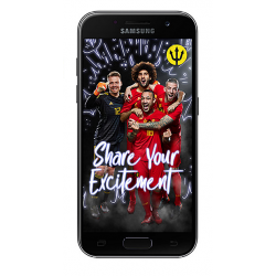 Samsung Galaxy A3 2017 Black + Red Devils Back Cover 