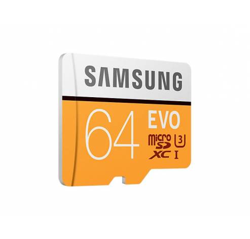 EVO microSD Kaart 64GB incl. adapter  Samsung