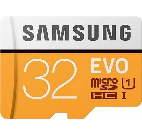 EVO microSD Kaart 32GB incl. adapter  Samsung