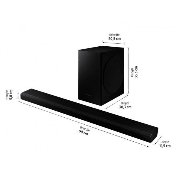 Cinematic Q-series Soundbar HW-Q70T (2020) Samsung Cinematic Q-series Soundbar HW-Q70T (2020) Samsung
