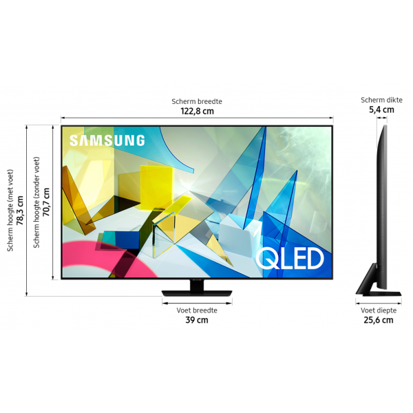 Samsung Televisie QLED 4K QE55Q80T (2020) Samsung Televisie QLED 4K QE55Q80T (2020)