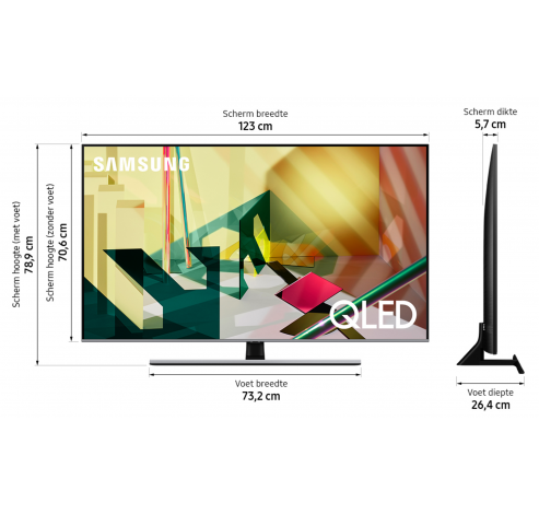 QLED 4K QE55Q70T (2020)  Samsung