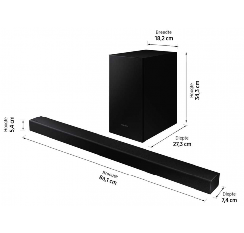 Essential T-series Soundbar HW-T430 (2020)  Samsung