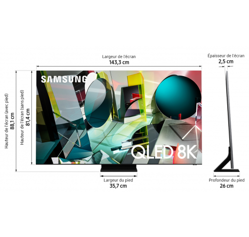 QLED 8K QE65Q900T (2020)  Samsung