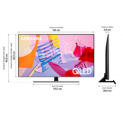 QLED 4K QE65Q60T (2020)  Samsung
