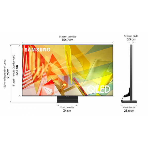Samsung Televisie QLED 4K QE65Q95T (2020) Samsung Televisie QLED 4K QE65Q95T (2020)