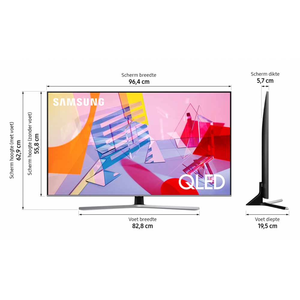 Samsung Televisie QLED 4K QE43Q67T (2020)