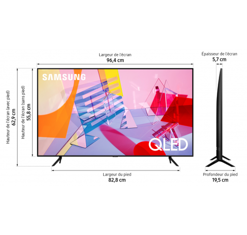 QLED 4K QE43Q67T (2020)  Samsung