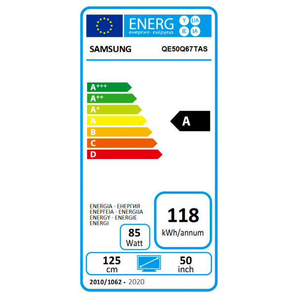 QLED 4K QE50Q67T (2020) Samsung QLED 4K QE50Q67T (2020) Samsung
