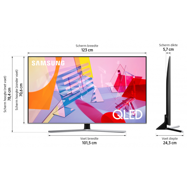 Samsung Televisie QLED 4K QE55Q67T (2020) Samsung Televisie QLED 4K QE55Q67T (2020)
