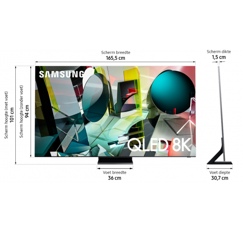 QLED 8K QE75Q950TS (2020)  Samsung