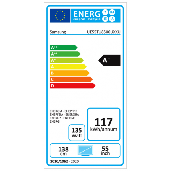 Crystal UHD UE55TU8500 (2020) Samsung Crystal UHD UE55TU8500 (2020) Samsung