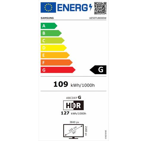 Crystal UHD UE50TU8000 (2020)  Samsung