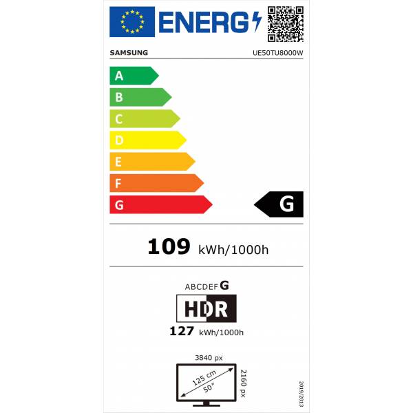 Crystal UHD UE50TU8000 (2020) Samsung Crystal UHD UE50TU8000 (2020) Samsung