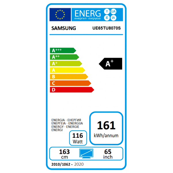 Crystal UHD UE65TU8070 (2020) Samsung Crystal UHD UE65TU8070 (2020) Samsung