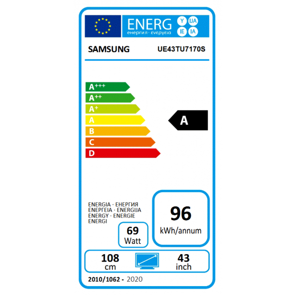 Crystal UHD UE43TU7170 (2020) Samsung Crystal UHD UE43TU7170 (2020) Samsung
