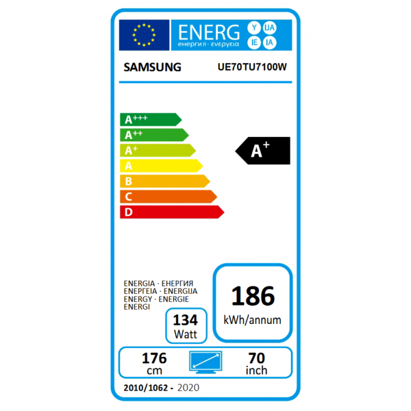 Crystal UHD UE70TU7170 (2020) Samsung Crystal UHD UE70TU7170 (2020) Samsung