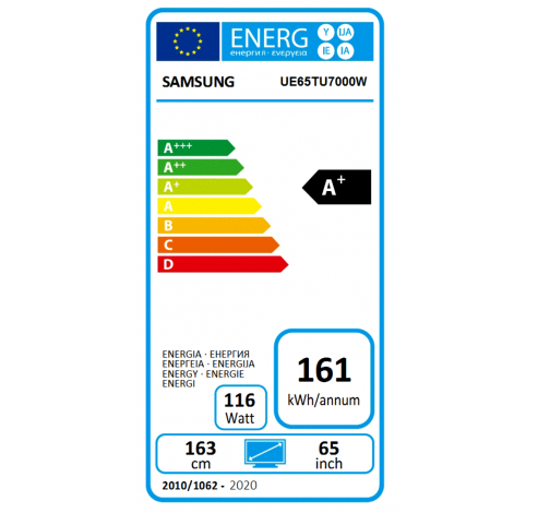 Crystal UHD UE65TU7070 (2020)  Samsung