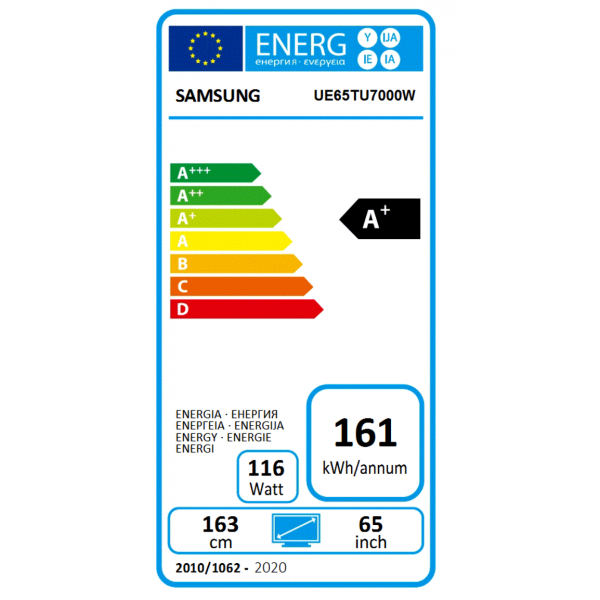 Crystal UHD UE65TU7070 (2020) Samsung Crystal UHD UE65TU7070 (2020) Samsung