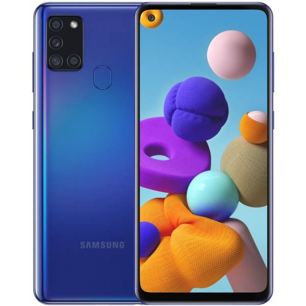 Samsung Smartphone Galaxy A21s Blauw Samsung Smartphone Galaxy A21s Blauw