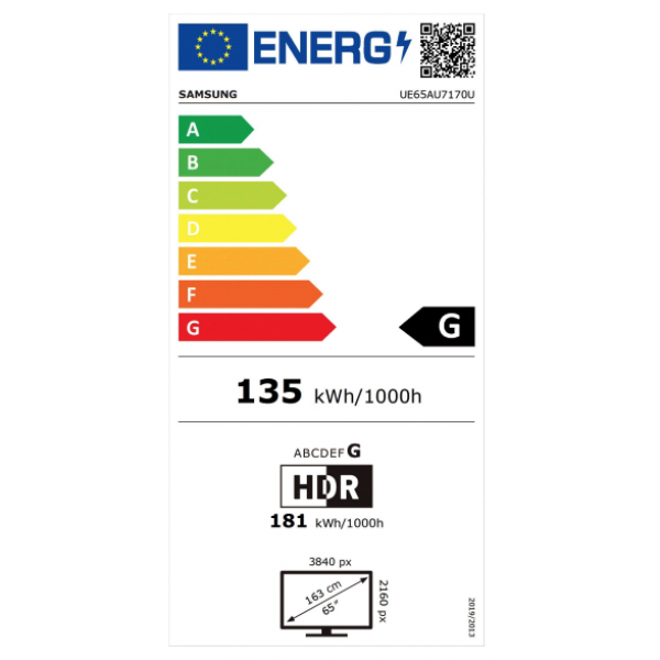 Crystal UHD 65AU7170 (2021) Samsung Crystal UHD 65AU7170 (2021) Samsung