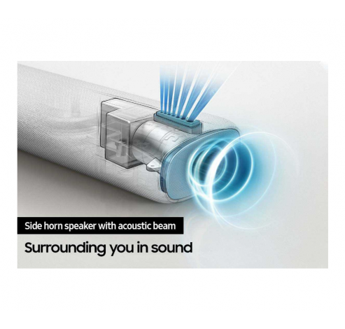 All-in-one S-series soundbar HW-S61A Light Gray  Samsung