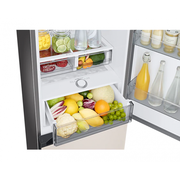 Bespoke Koel-vriescombinatie (344L) Satin Beige Samsung Bespoke Koel-vriescombinatie (344L) Satin Beige Samsung