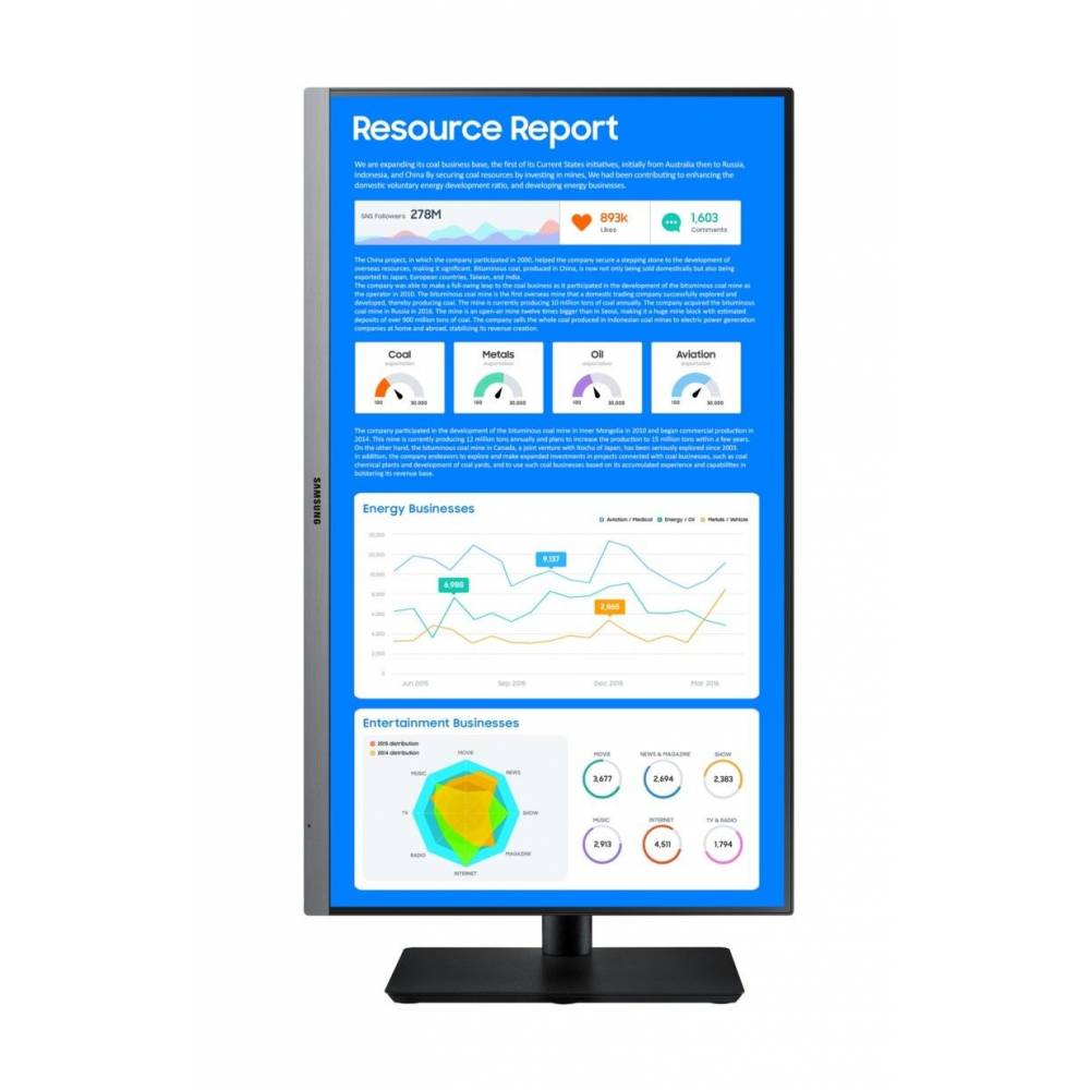 Samsung Monitor 24inch FHD Business Monitor R650