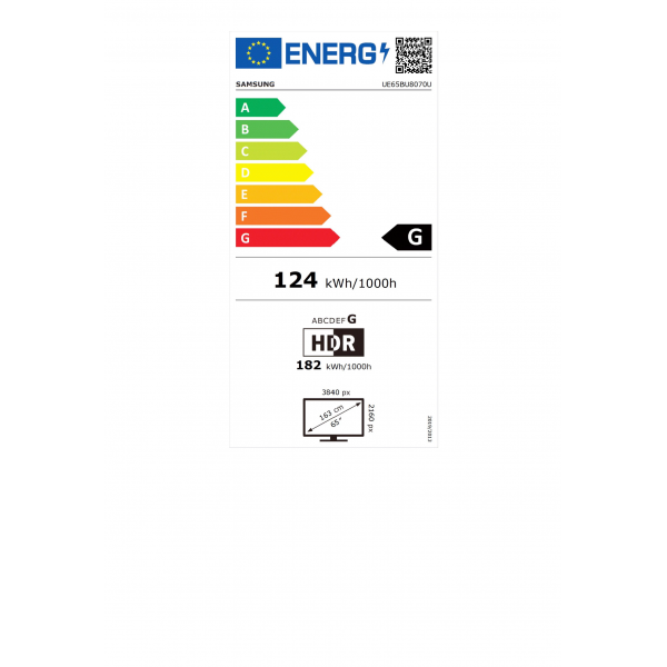 Crystal UHD 65inch 65BU8070 (2022) Samsung Crystal UHD 65inch 65BU8070 (2022) Samsung