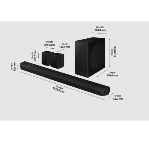 Cinematic Q-series soundbar HW-Q930B  Samsung