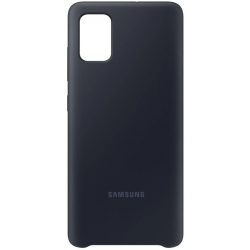 Samsung Silicone backcover Samsung Galaxy A71 black 