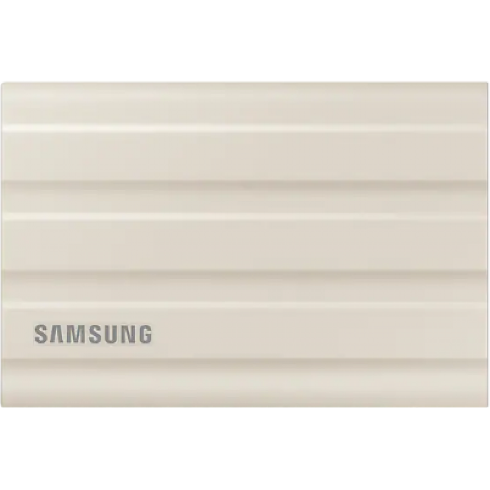 Samsung Geheugen Portable SSD T7 Shield 2TB Moonrockbeige