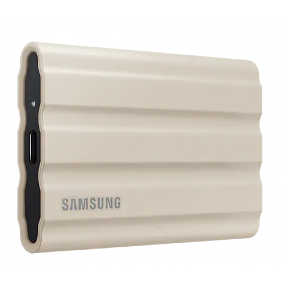 Samsung Geheugen Portable SSD T7 Shield 1TB Moonrockbeige